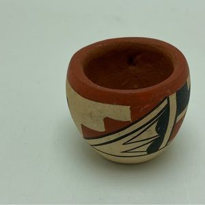 Jemez Pueblo Native American Mini Clay Seed Pot Original Design